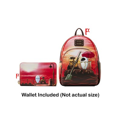 Loungefly Disney Pixar WALL-E Eve & Wall-E Date Night Mini Backpack & Wallet