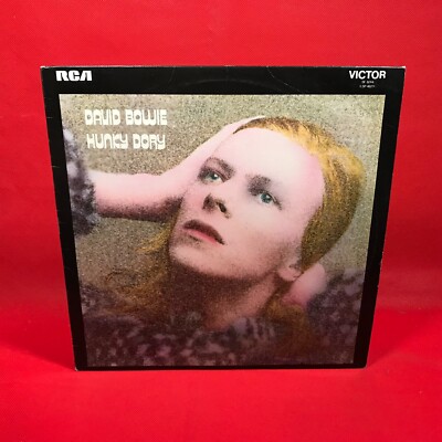 DAVID BOWIE Hunky Dory 1971 UK Vinyl LP + INSERT Life On Mars Changes original