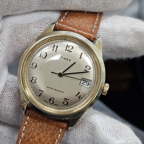 ♢timx♢ 1979 TIMEX Watch Roman Numerals 17 Jewels Manual Wind 33mm