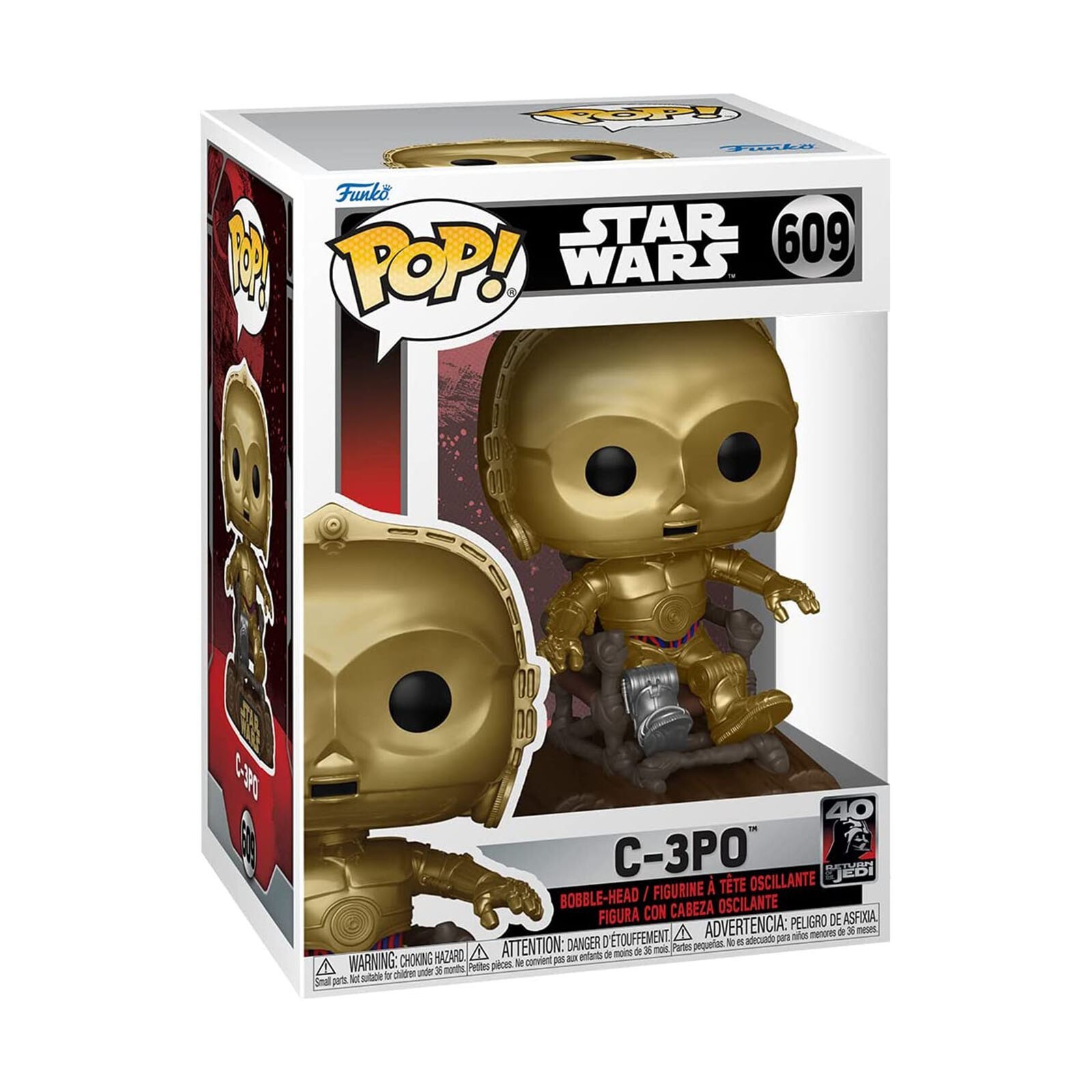Фигурка Funko Star Wars POP Return Of The Jedi 40th C-3P0 НОВАЯ В НАЛИЧИИ