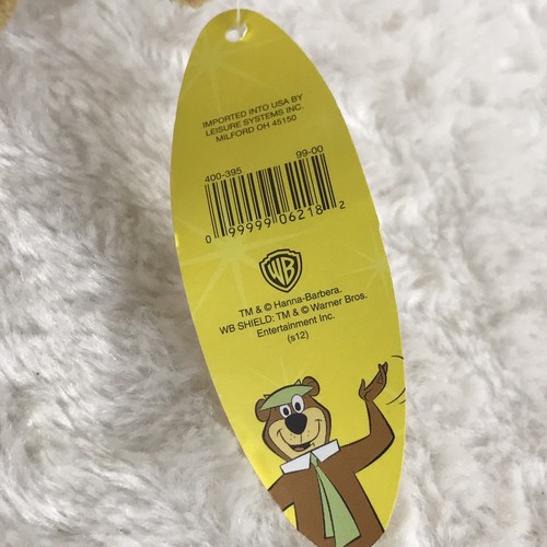 Hanna Barbera Small Yogi Bear With Tie Hat Plush Stuffed Bear Toy 7