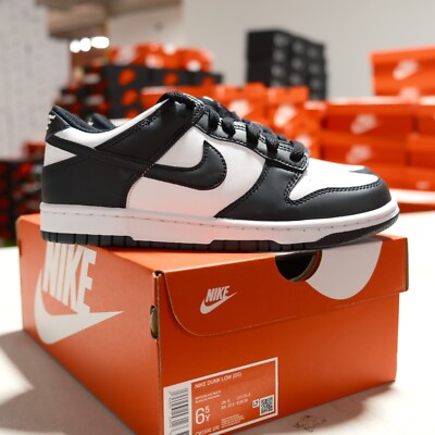 Nike Dunk Low Retro White Black Panda 2021 (GS) CW1590-100 Youth|Women's