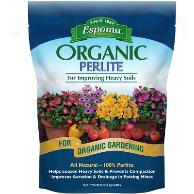 Espoma Organic Perlite, For Improving Heavy Soils, 8qt