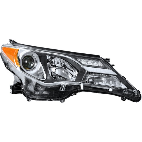 Pair Halogen Headlight Headlamp Clear Lens Fit For 2013 2014 2015 Toyota RAV4