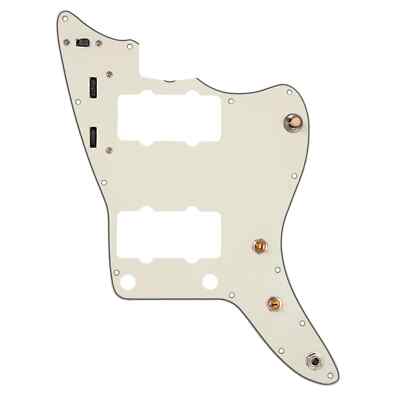 920D Custom Pre-Wired Jazzmaster Vintage Pickguard - Parchment