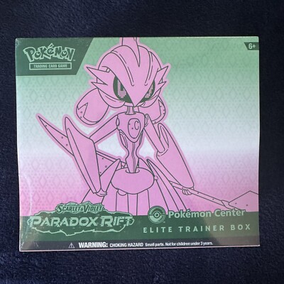 Paradox Rift Pokemon Center Exclusive ETB Pokemon Iron Valiant Elite Trainer Box