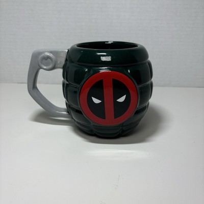 Marvel Deadpool Grenade Mug Two Sided By Zak Designs