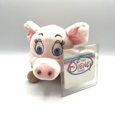 Disney Store Pig Hen Wen the Black Cauldron Bean Bag Stuffed Plush Toy NWT