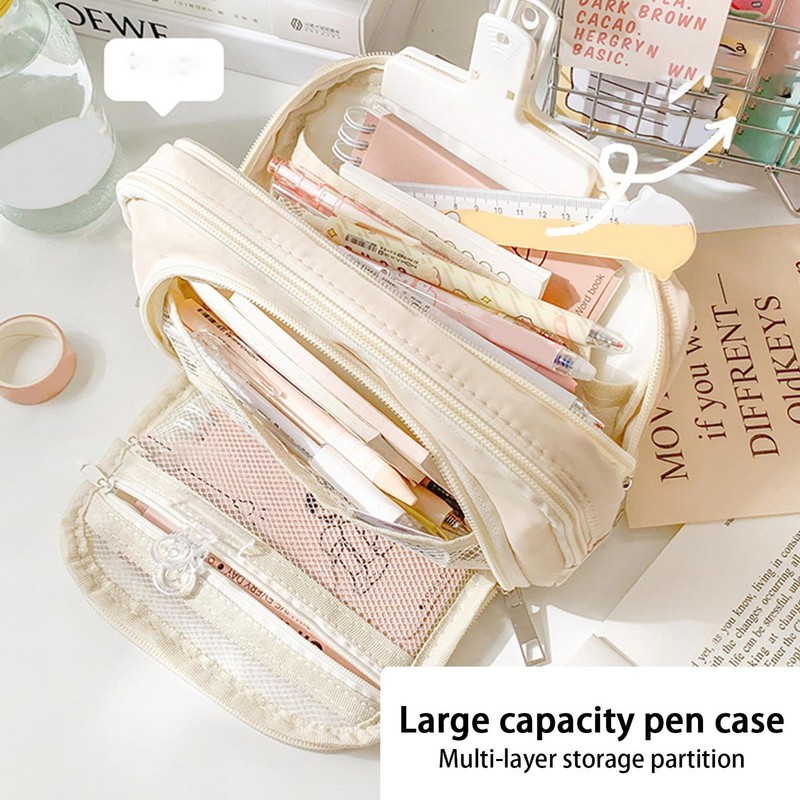 Large Capacity School Office Pencil Case Cute For Student St