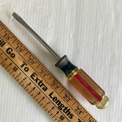 Craftsman 41581 WF Screwdriver 3/16 Flathead Slotted Made in the USA 7 1/2'' Long