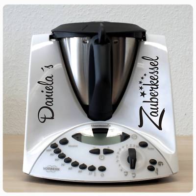 Aufkleber Sticker für Thermomix Zauberkessel Name TM31 TM 31 Tattoo TH016
