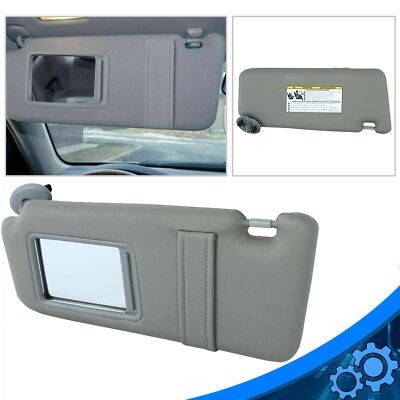 Sunshade For Toyota Camry 2007-2011 Gray Sun Visor Left Driver Side W/o Sunroof