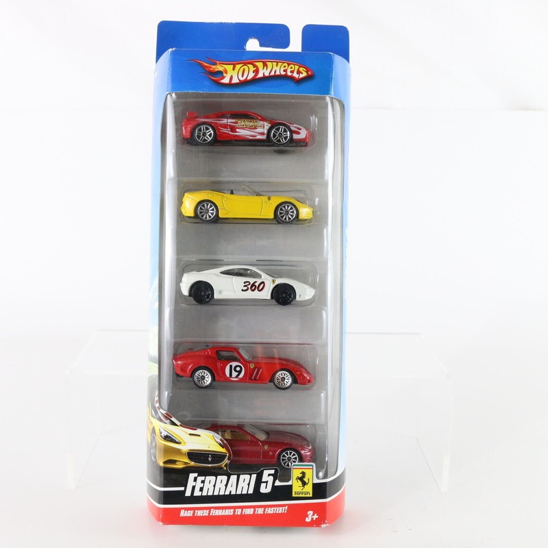ホットウィール フェラーリ　5個セット ホットウィール（絶版品）フェラーリギフトパック（5台セット