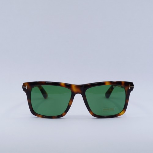 Pre-owned Tom Ford Ft0906 53n Blonde Havana/green 58-17-145 Sunglasses