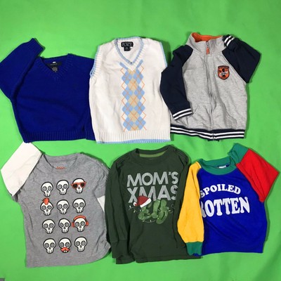 70  pieces  toddler boy's  cute everyday  clothes  mixed lots  Size --24M  2T
