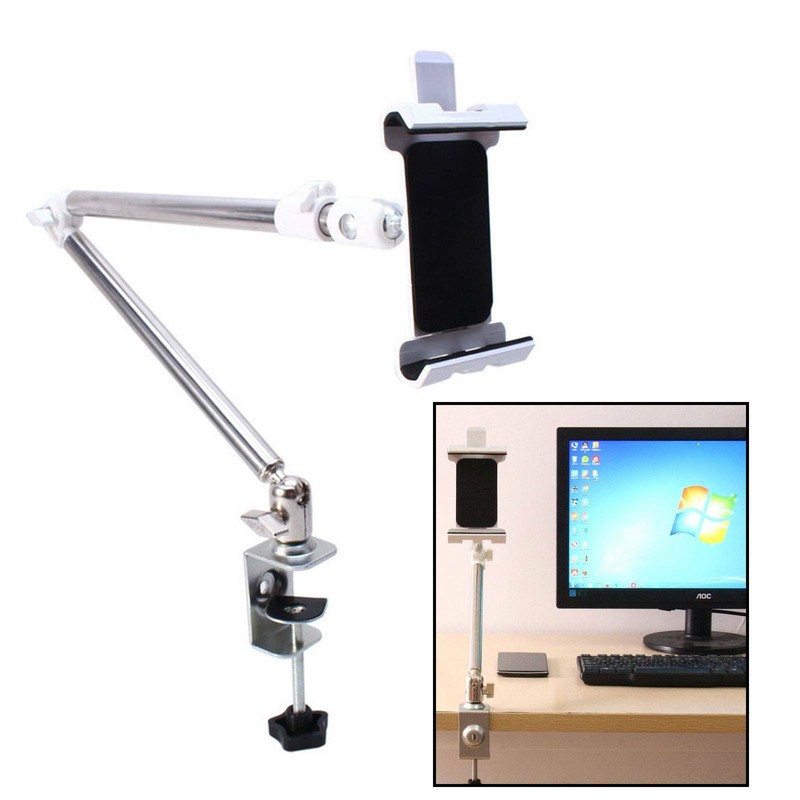 Verstellbar Halterung Handy Halter Tisch Bett Ständer für iPad Smartphone Tablet