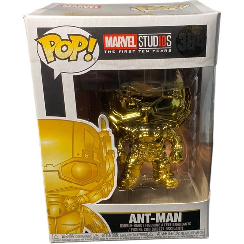 Funko POP! ゴールド ANT-MAN 384 Funko Pop Marvel Studios : ANT-MAN #384 Vinyl Figure 
