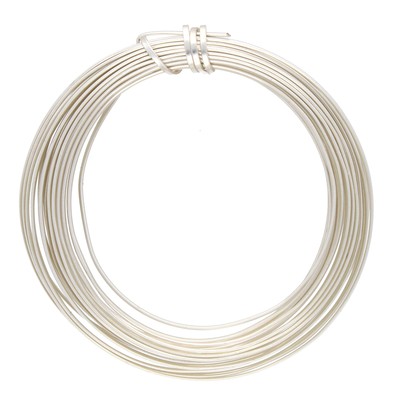 Square Craft Wire - Wire Elements - Soft Temper - 18 Gauge, 4 Yard Coil - Tit...