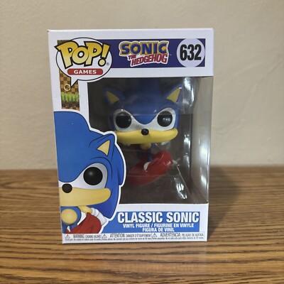 Funko Pop Classic Sonic 632 Sonic The Hedgehog Games Vinyl Figure READ!
