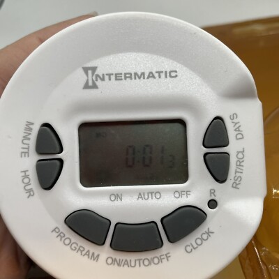 Intermatic Digital Lamp Timer DT300CL New OS Indoor 20 On/Off Settings Recharge