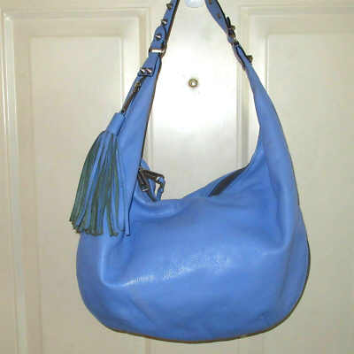 Rebecca Minkoff Bailey Tassel Hobo Bag Beautiful Blue