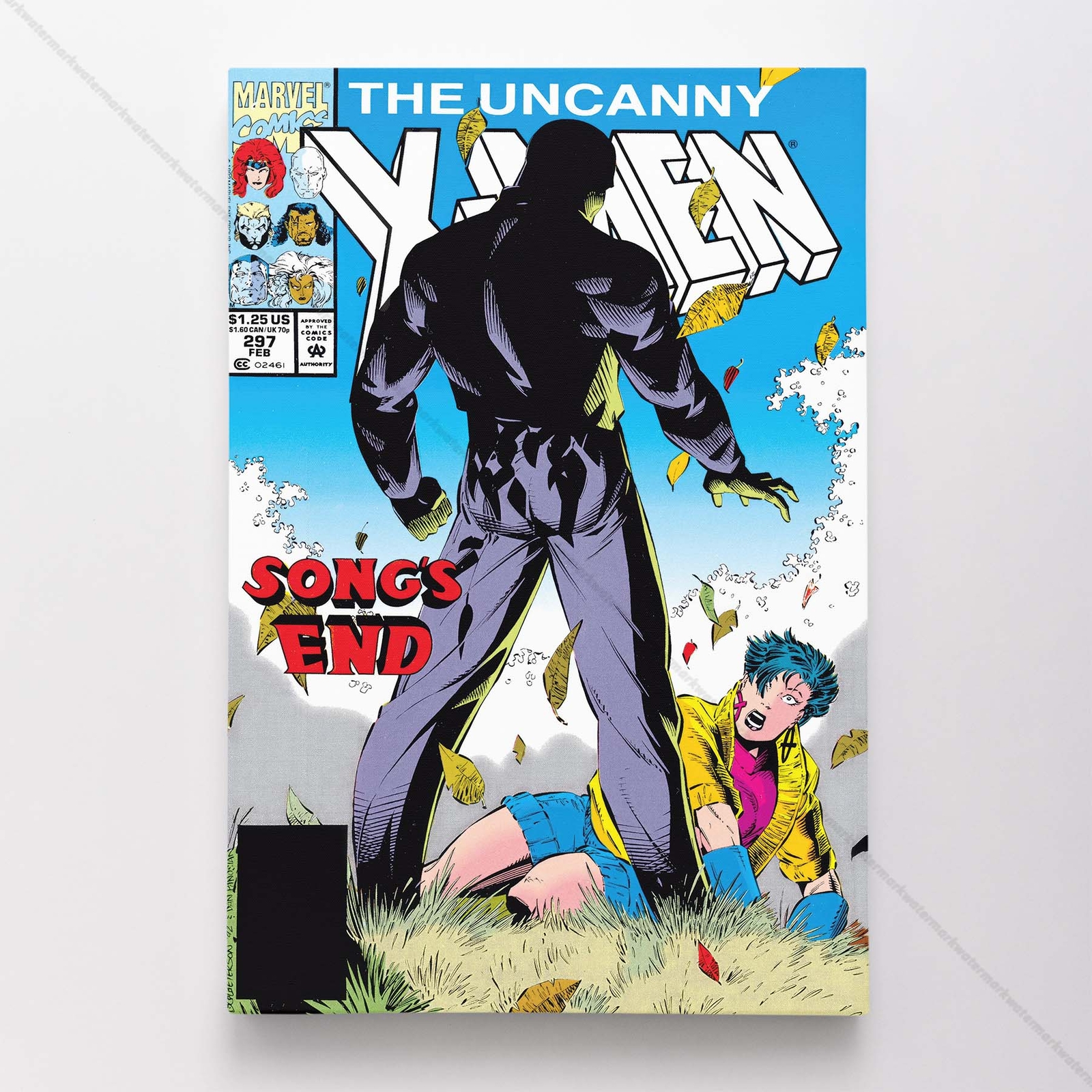 Uncanny X-Men Poster Canvas Vol 1 #297 Xmen Marvel Comic Book Art Print