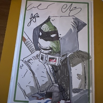 TMNT #1 SDCC 2024 Shredder Helmet Blank Cover RE IDW SMZ Escorza Sketch Ex Ronin