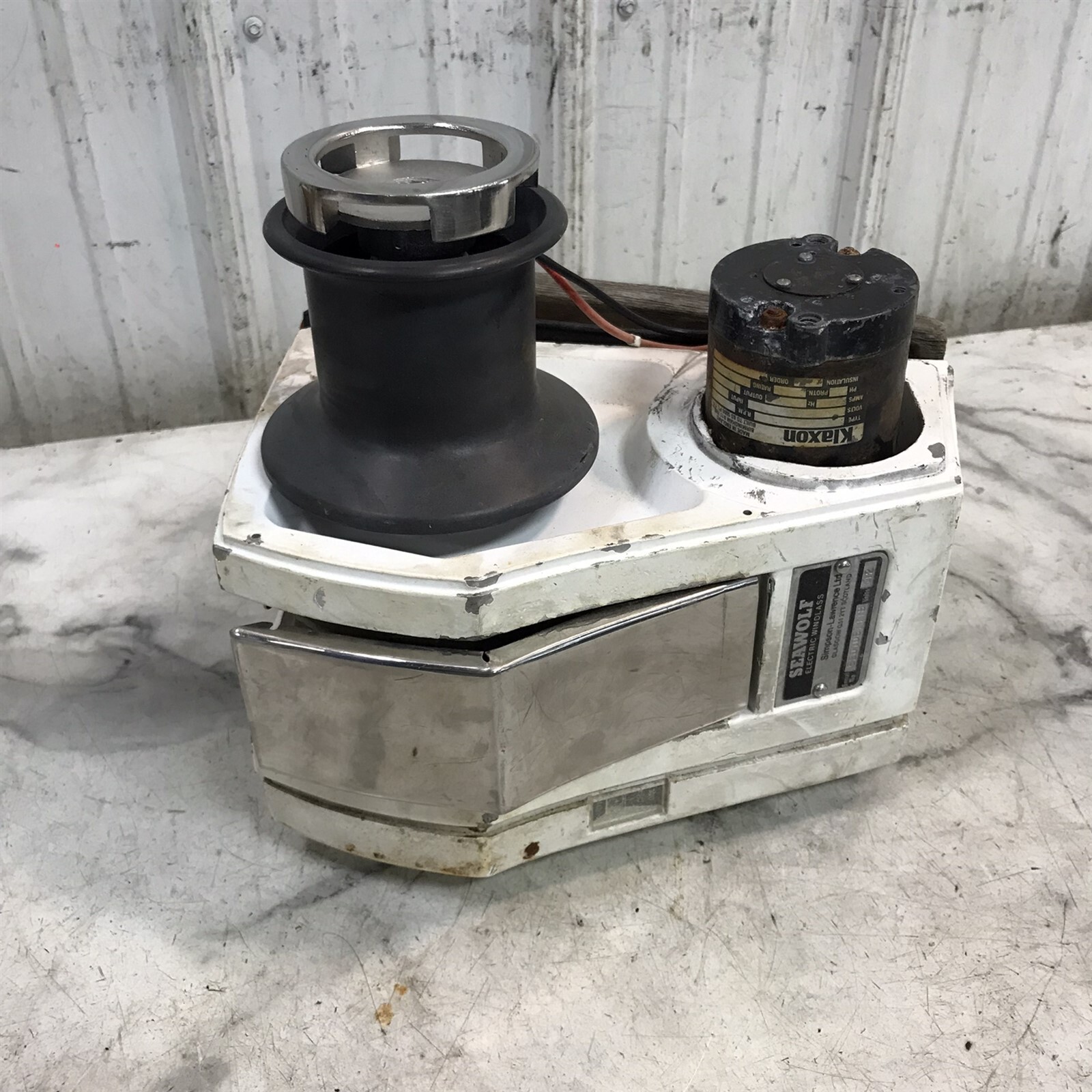 Seawolf Simpson Lawrence electric boat anchor windlass winch