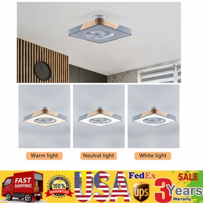 Ceiling Mounted Ceiling Fan With Light Remote Control Flush Mount Ceiling Fan