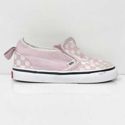 

Vans Girls Off The Wall 500714 Розовые повседневные туфли Кроссовки, размер 8, Розовый, Off The Wall