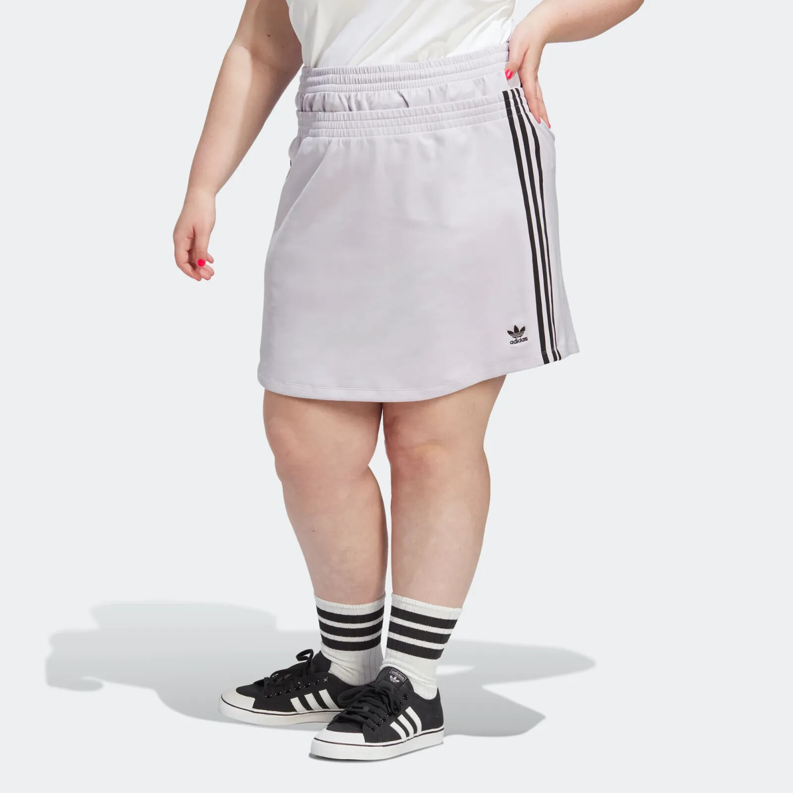 ADIDAS WOMEN'S ALWAYS ORIGINAL SKIRT (PLUS SIZE) IC3143 NEW