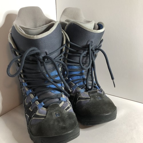 Burton Moto Men's Snowboard Boots Size 10.  Blue And Black.  Great Condition!