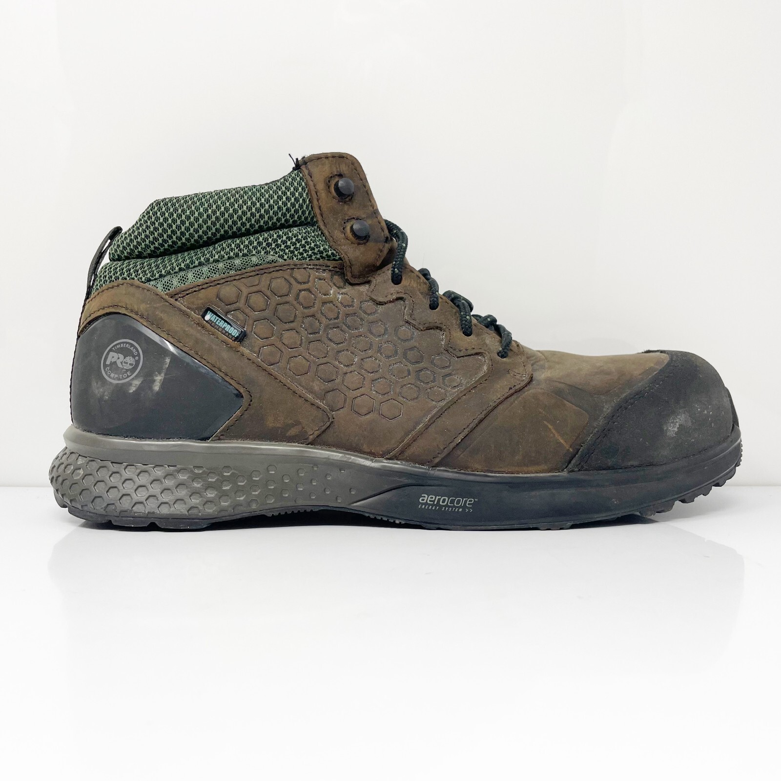 

Timberland Pro Mens Reaxion A1ZRC Коричневые рабочие ботинки WP с композитным носком, размер 12 M, Коричневый, Reaxion