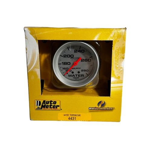 Auto Meter Pro-Comp Ultra Lite 4431 Water Temp Gauge N.O.S.