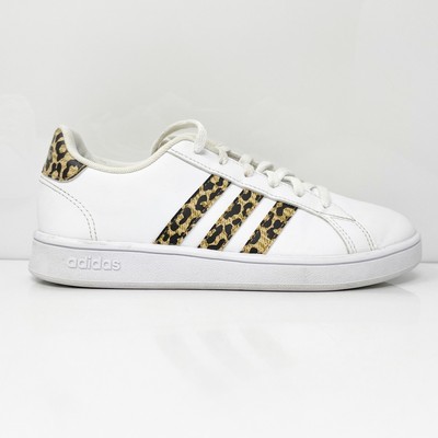 

Adidas Girls Grand Court FZ3510 Белая повседневная обувь Кроссовки Размер 3, Белый, Grand Court