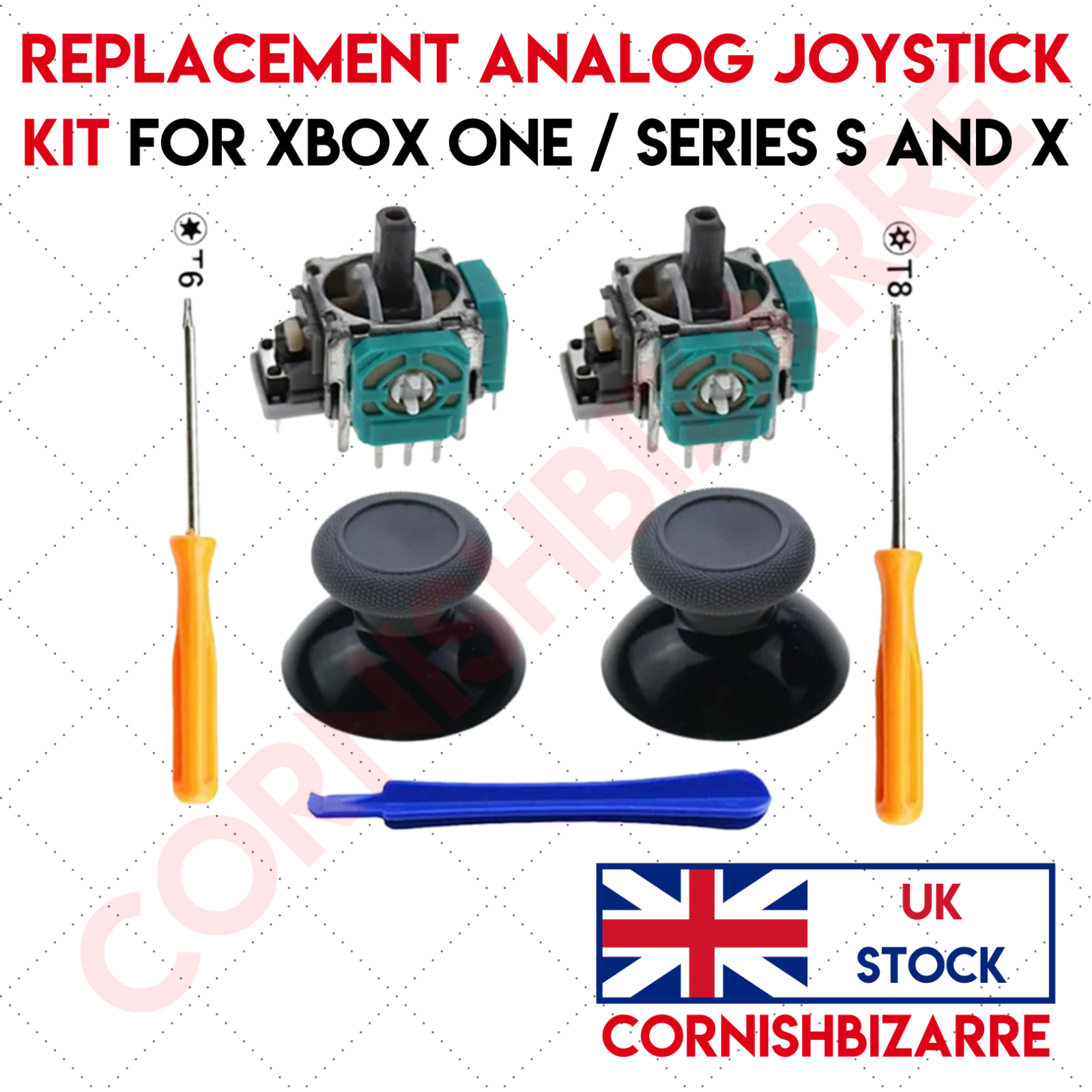 XBOX ONE / SERIES X S CONTROLLER ANALOG JOYSTICK THUMB STICK REPAIR KIT UK STOCK