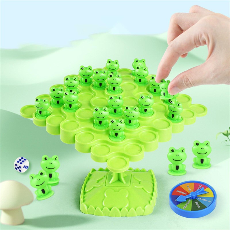 Balance Game Tree Frog Board Game Educational Number Toy Interactive Balancing