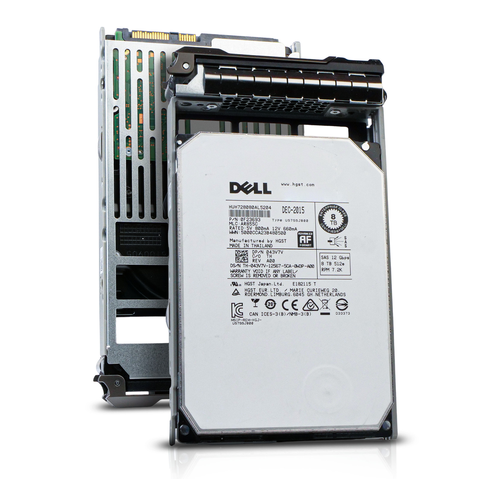Dell 8TB 7.2K RPM SAS 12Gb/s 512e 3.5