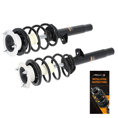 Front Struts Coil Springs Driver Passenger Side For BMW 135i 2008-2011 325i 2006