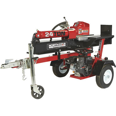 NorthStar Horizontal/Vertical Log Splitter, 24-Ton, 177cc Kohler CH255 Engine