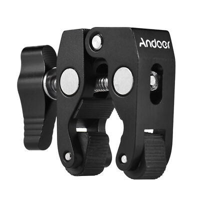 Andoer Crab Pliers Clip  Clamp with 1/4 inch & 3/8 Inch Screw Hole E5V6
