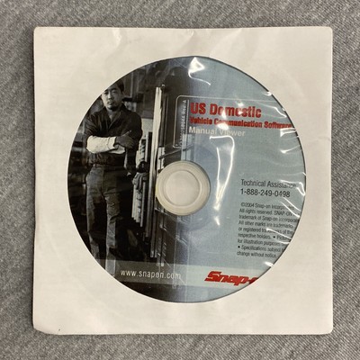 2004 Snap-On Fast-Track US DOMESTIC VEHICLE COMMUNICATION SOFTWARE Manual