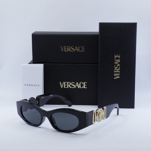 VERSACE VE4249 ブラックサングラス ケース付き グレカ サングラス ハバナ | VERSACE JP