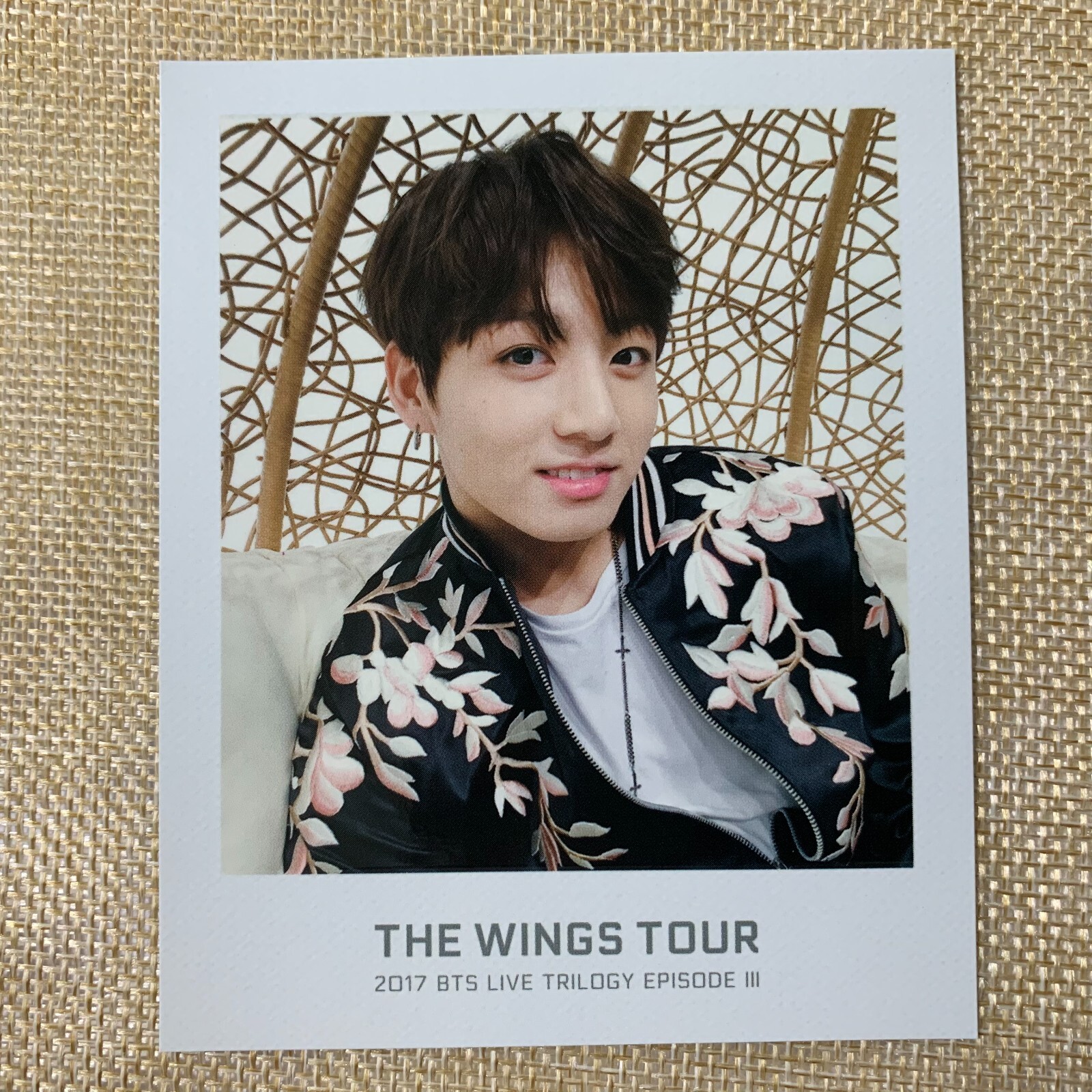 公式 BTS WINGS JUNGKOOK プレミアムフォト BTS JUNGKOOK [The Wings Tour] Official Face Photo Collection