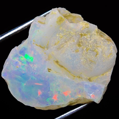 Rough 23.65CT Genuine ETHIOPIAN opal ROUGH Crystal fire opal gemstone 17x22x14mm