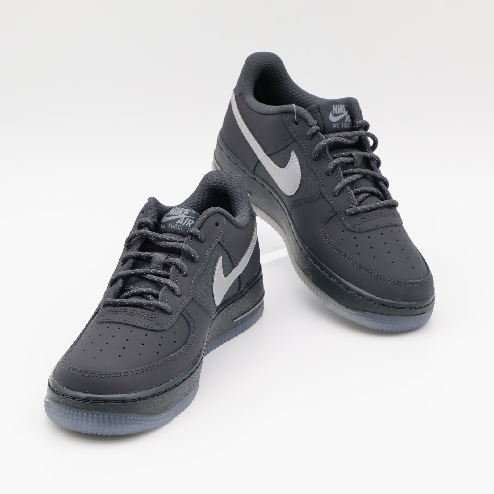 NIKE FV3980-001 NIKE GS AIR FORCE 1 ANTHRACITE COOL GRAY REFLECTIVE SILVER