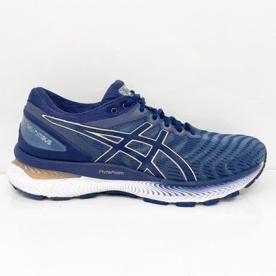 Asics Womens Gel Nimbus 22 1012A587 Синие кроссовки для бега Размер 7.5