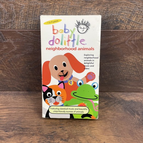 Baby Dolittle Neighborhood Animals VHS 2001 Children's Video