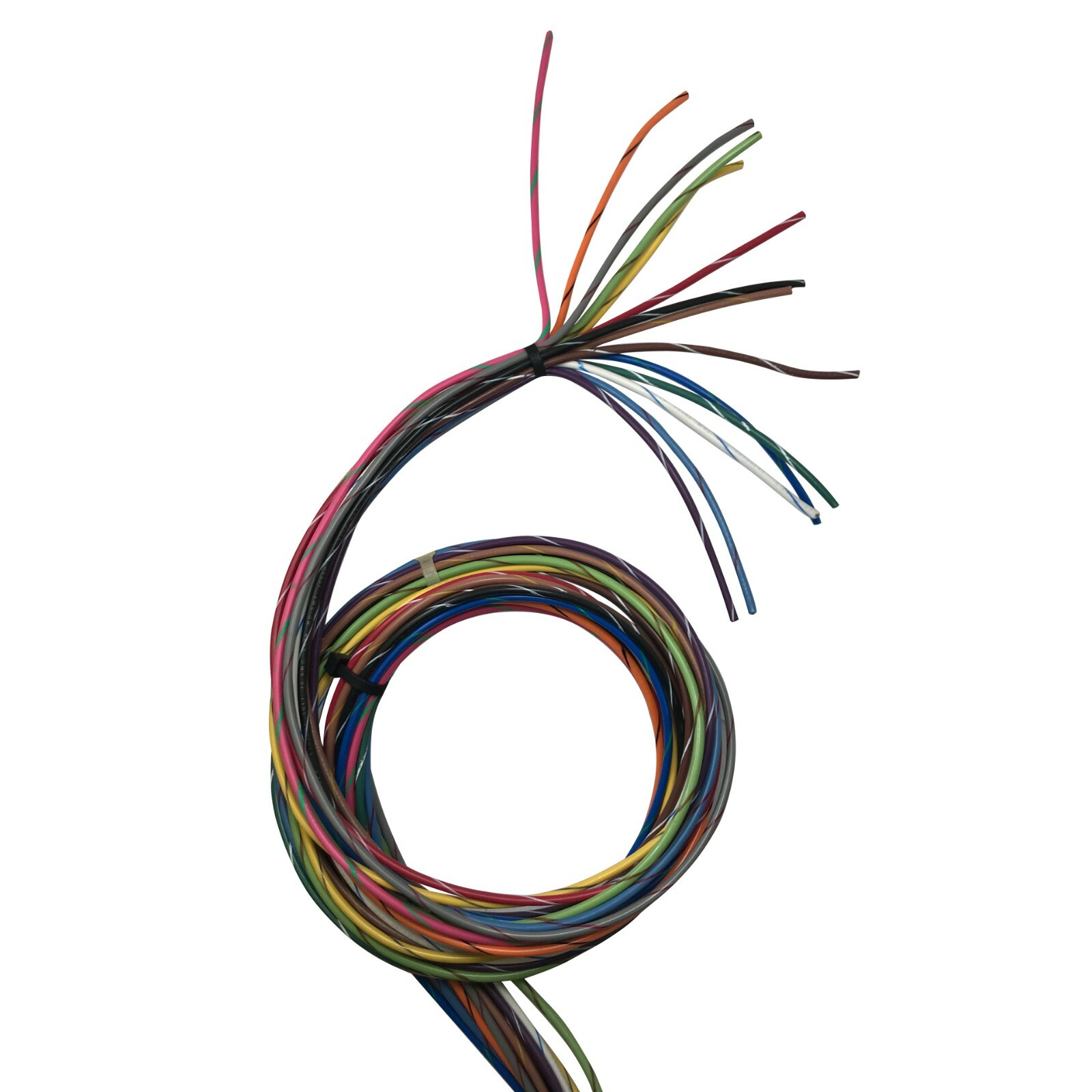 Striped Primary Wire 14 AWG Gauge 25 FT Car Boat Marine Tinned Copper 14 Colors