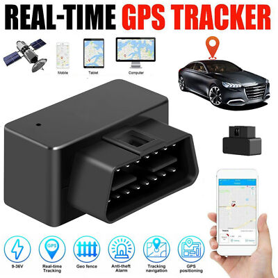 OBD2 GPS Tracker Real Time Vehicle Tracking Device OBD II Car Truck Locator USA